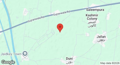 Map of PAF Base Chandhar