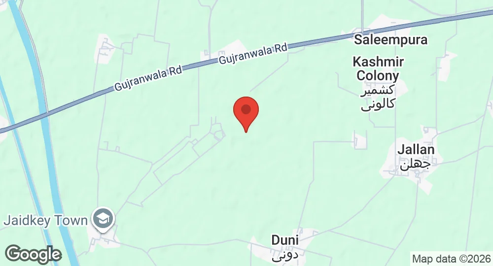 Map of PAF Base Chandhar