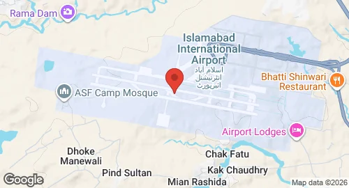 Map of PAF Base Islamabad