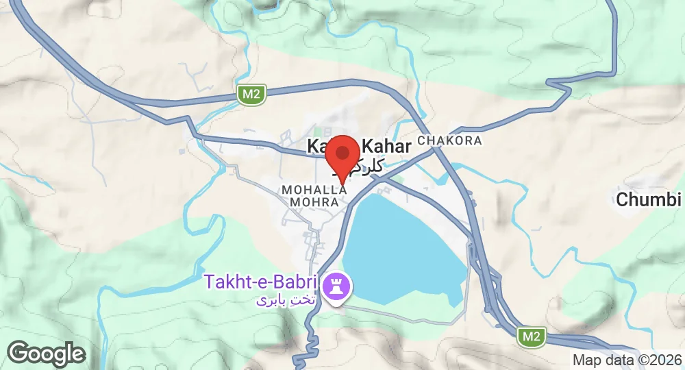 Map of PAF Base Kallar Kahar