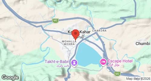 Map of PAF Base Kallar Kahar