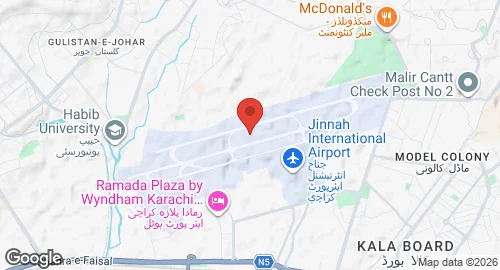 Map of PAF Base Karachi
