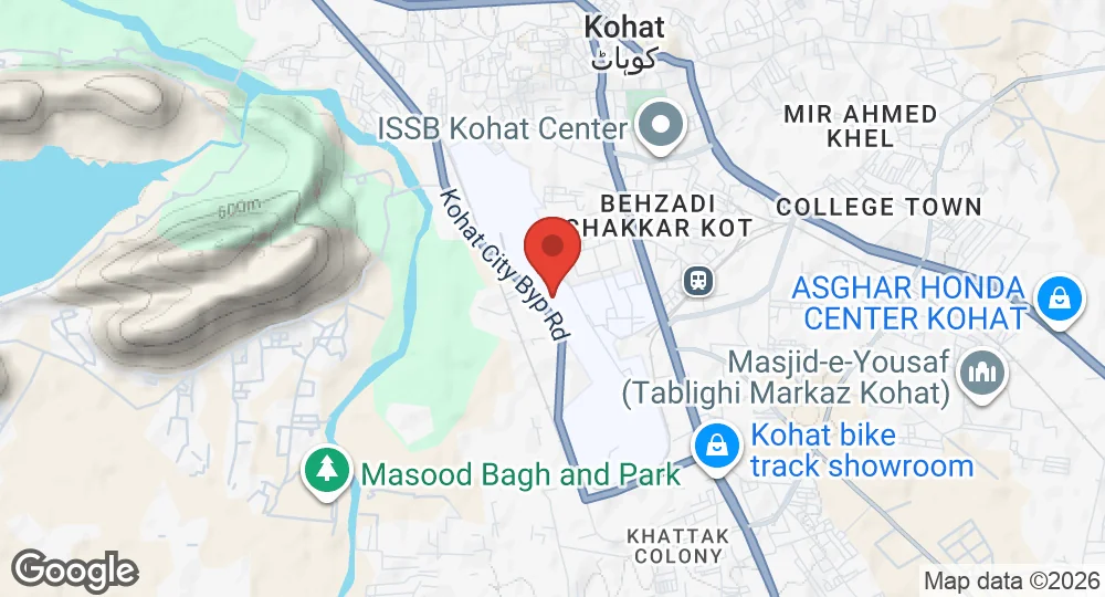 Map of PAF Base Kohat