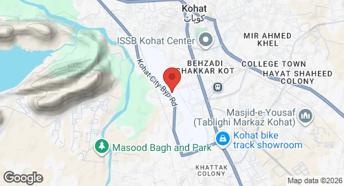 Map of PAF Base Kohat