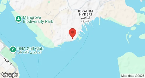 Map of PAF Base Korangi Creek