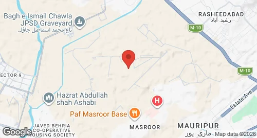 Map of PAF Base Masroor