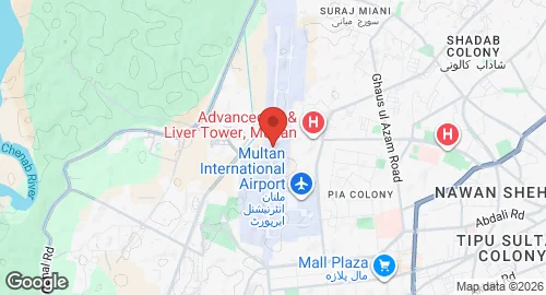 Map of PAF Base Multan