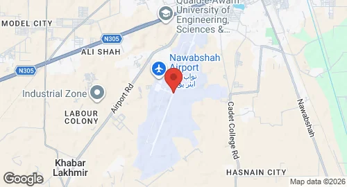 Map of PAF Base Nawabshah