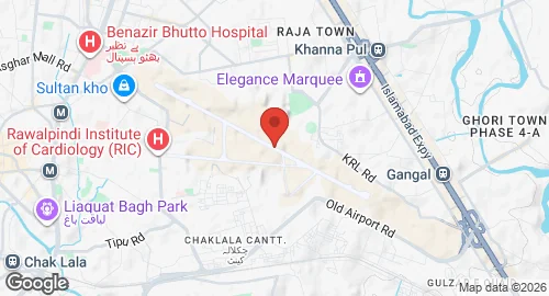 Map of PAF Base Nur Khan