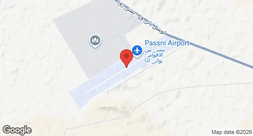 Map of PAF Base Pasni