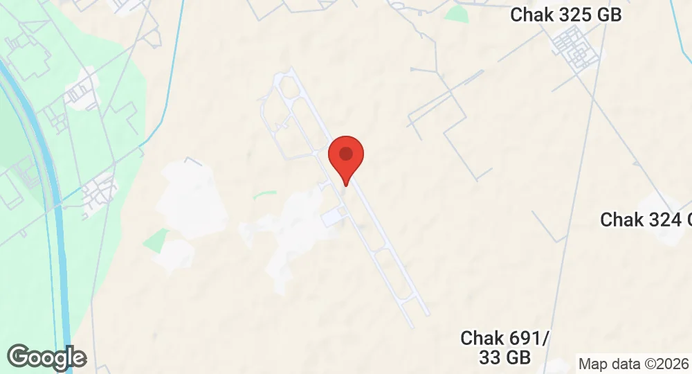 Map of PAF Base Rafiqui