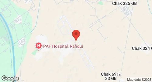 Map of PAF Base Rafiqui