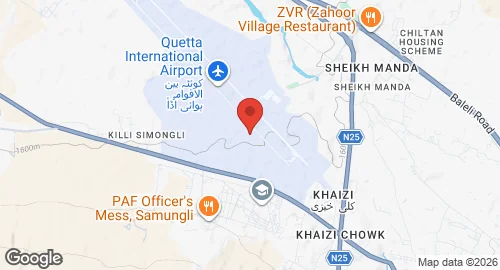Map of PAF Base Samungli