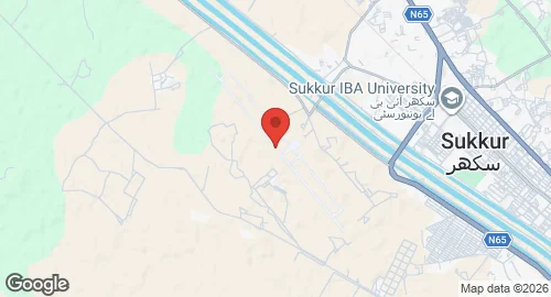 Map of PAF Base Sukkur