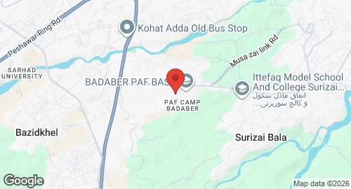 Map of PAF Camp Badaber