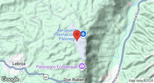 Map of Palonegro International Airport