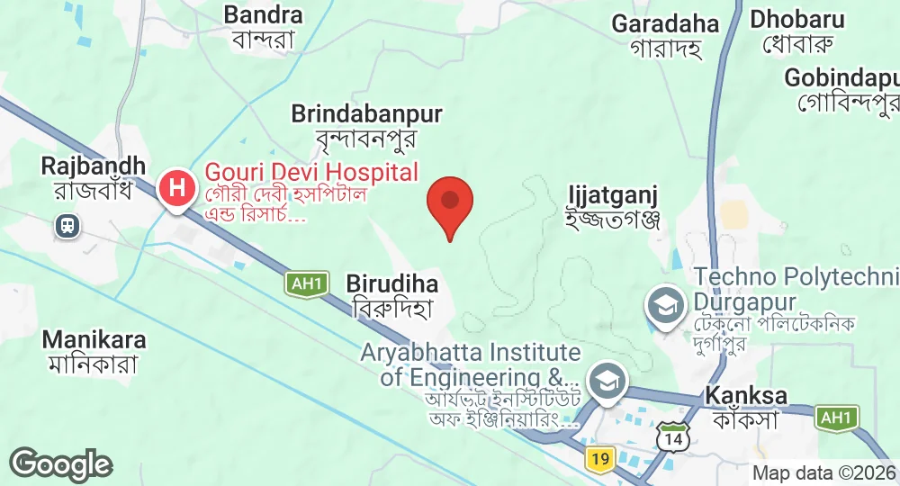 Map of Panagarh AFS