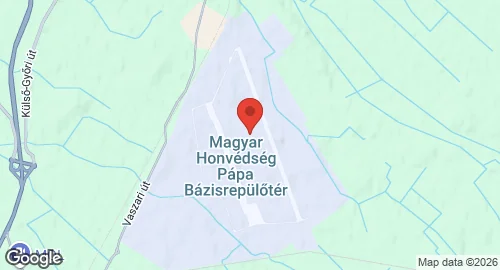 Map of Pápa Air Base