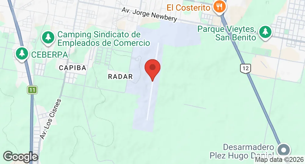 Map of Paraná Air Base