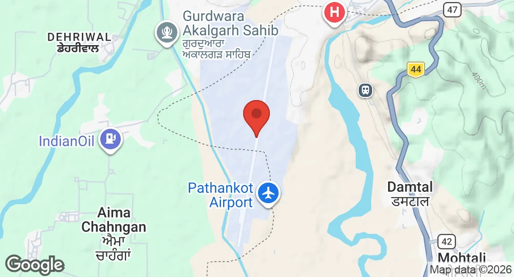 Map of Pathankot AFS