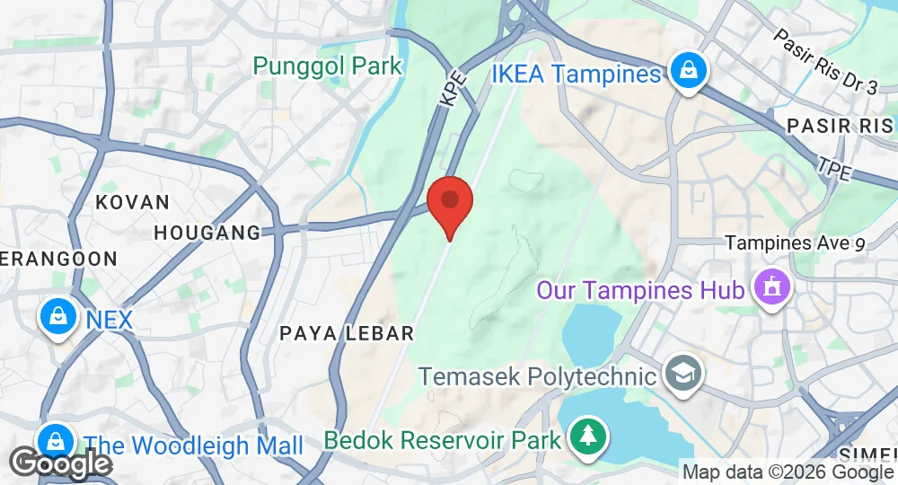 Map of Paya Lebar Airbase