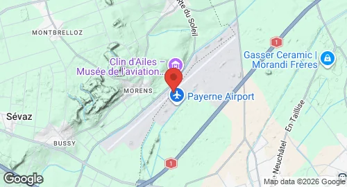 Map of Payerne Air Base