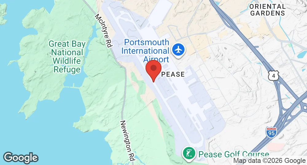 Map of Pease Air National Guard Base