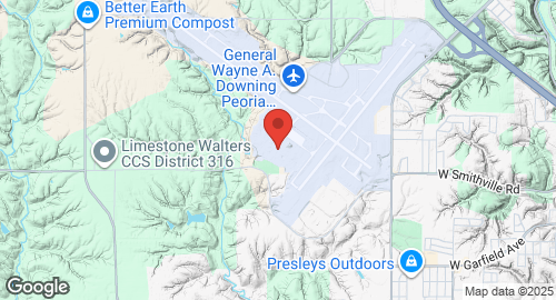 Mapa de Peoria Air National Guard Base