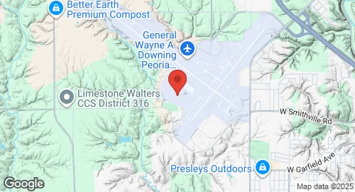 خريطة Peoria Air National Guard Base