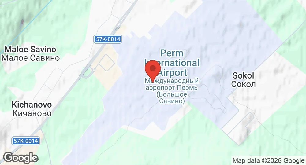 Map of Perm Air Base