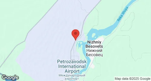 Map of Petrozavodsk Air Base