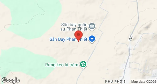 Map of Phan Thiet Airport