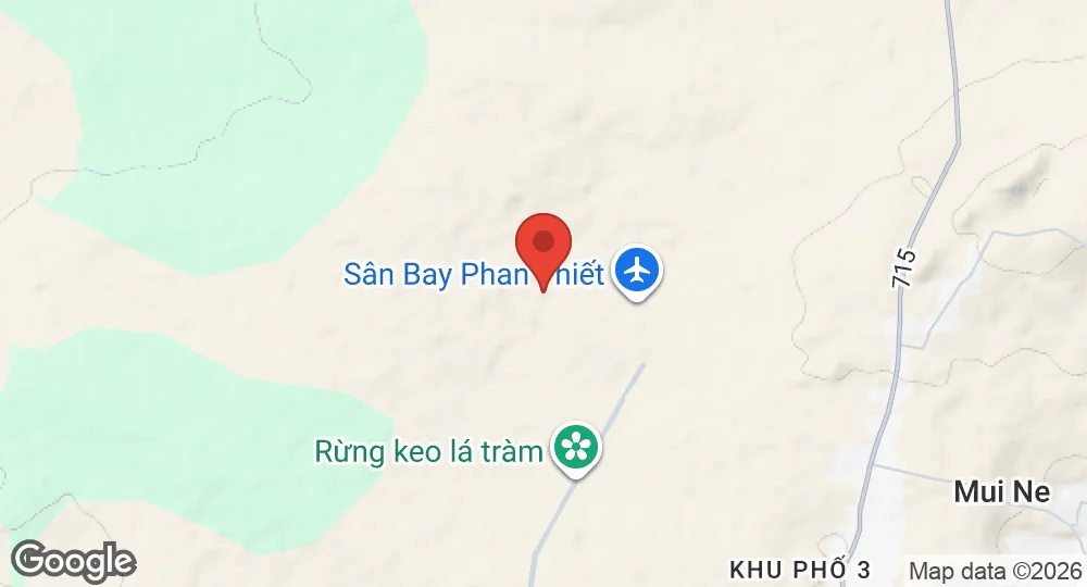 Map of Phan Thiet Airport