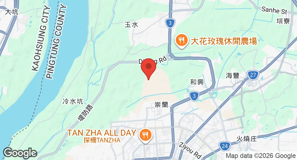 Map of Pingtung Air Base