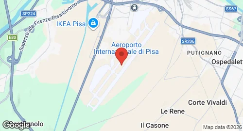 Map of Pisa Air Base