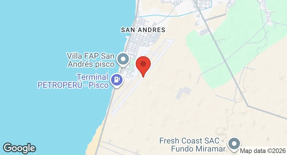 Map of Pisco Air Base