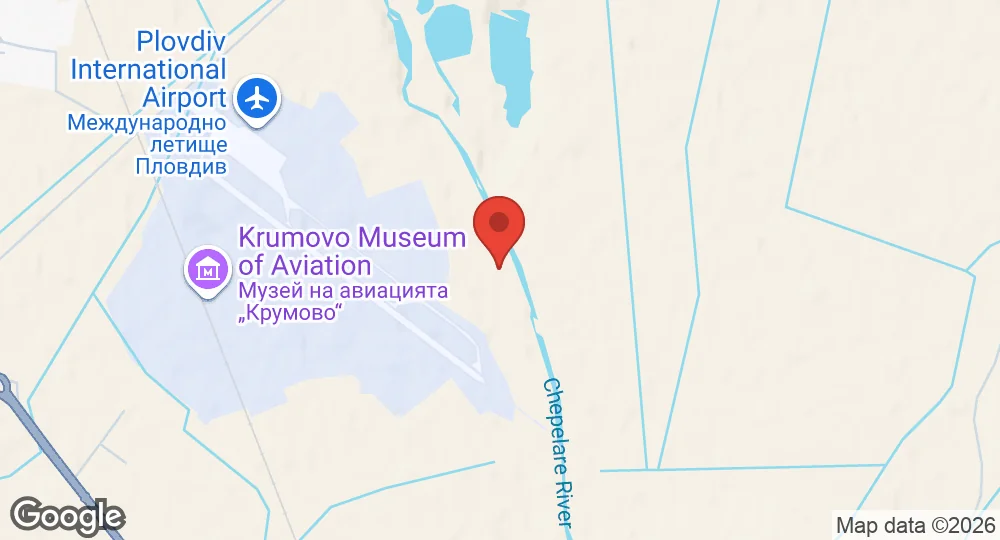 Map of Plovdiv Airport