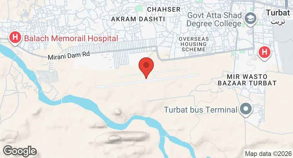 Map of PNS Siddique
