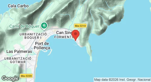 Map of Pollensa Air Base