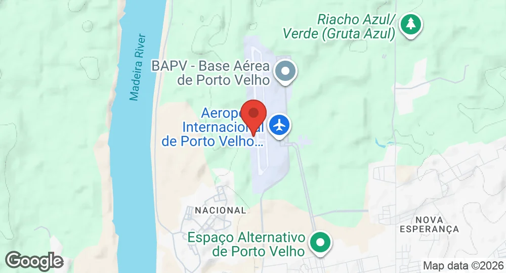 Map of Porto Velho Air Force Base