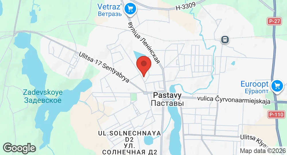 Map of Postavy Air Base