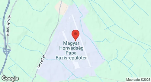 Map of Pápa Air Base