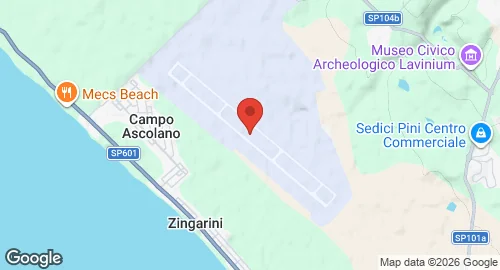 Map of Pratica di Mare Air Base