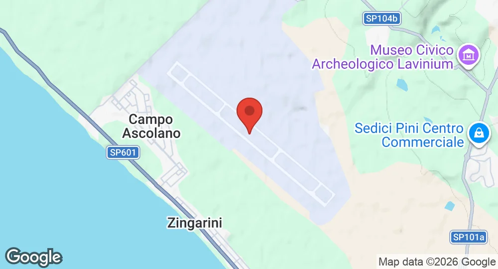 Map of Pratica di Mare Air Base