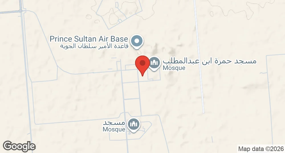 Map of Prince Sultan Air Base