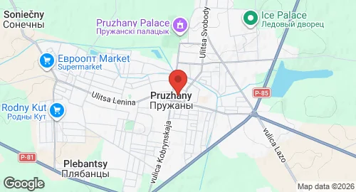 Map of Pruzhany Air Base