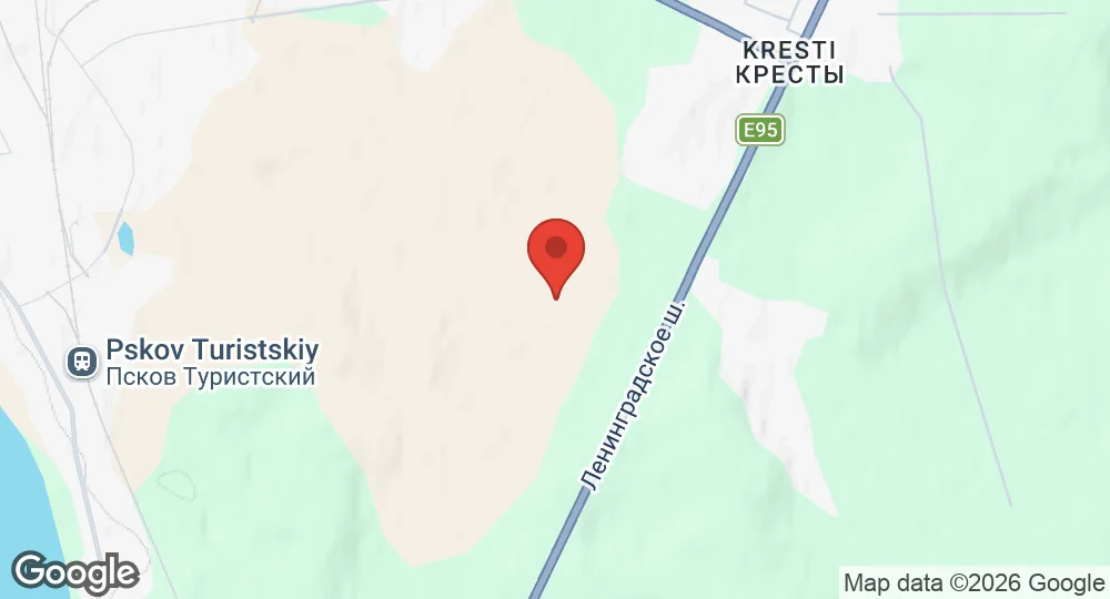 Map of Pskov Air Base