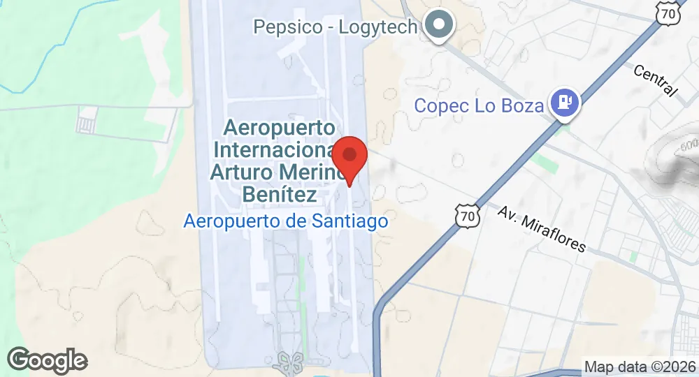 Map of Pudahuel Air Base