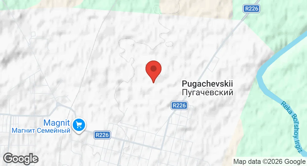 Map of Pugachyov Air Base