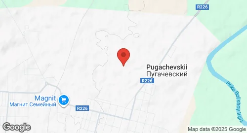 Map of Pugachyov Air Base